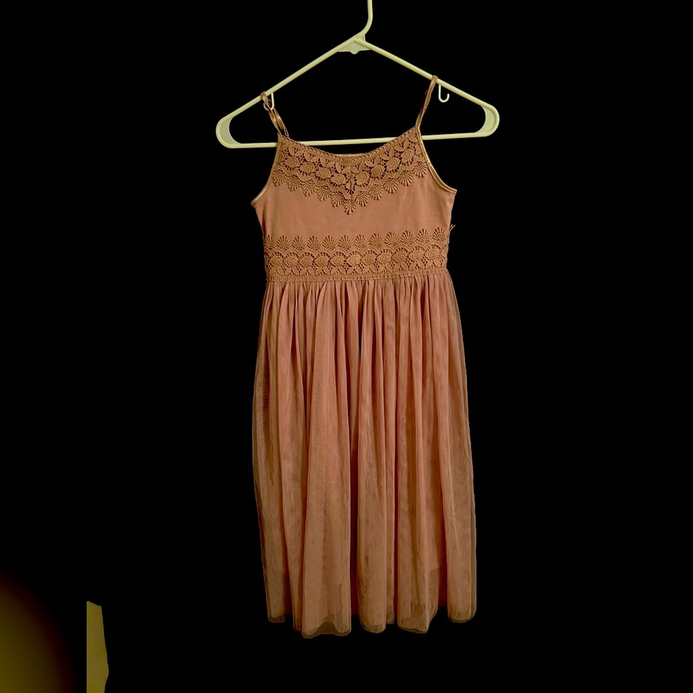 Elegant Mauve Kids Dress